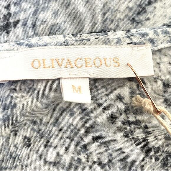 Olivaceous blue snake one shoulder top NWT - Picture 4 of 10